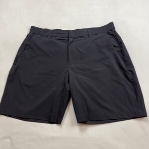 Fabletics Men Black The Only Shorts Golf Hiking Athletic Shorts Size L 36 Waist
